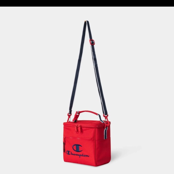 NWOT champion Men's Sweatshirt WITH match insulated lunchbox Size L. Bundle!! - Picture 13 of 13